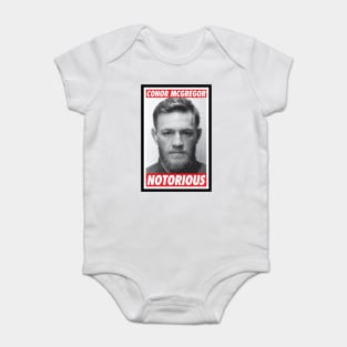 Conor McGregor Notorious Mugshot Baby Bodysuit